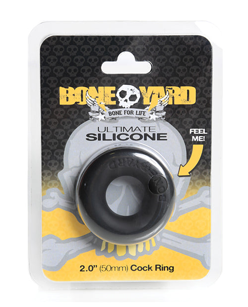 Boneyard Ultimate Silicone Ring - Black - LUST Depot