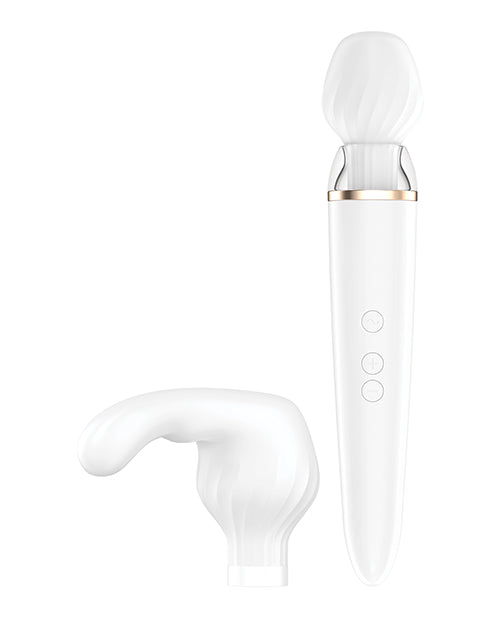 Satisfyer Double Wand-er - White - LUST Depot