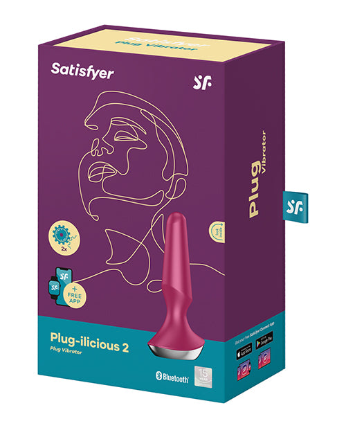 Satisfyer Plug-ilicious 2 - Berry - LUST Depot