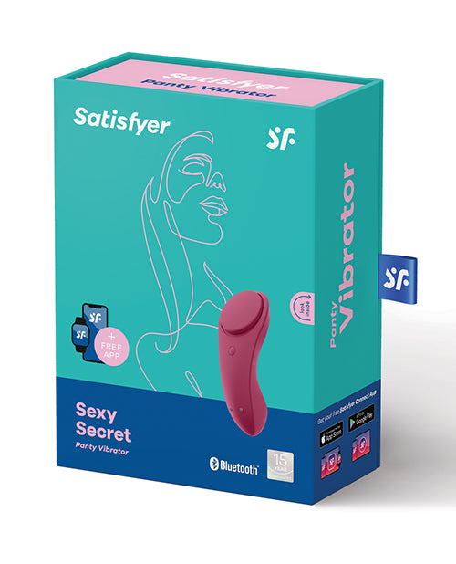 Satisfyer Sexy Secret Panty Vibrator - Red Wine - LUST Depot