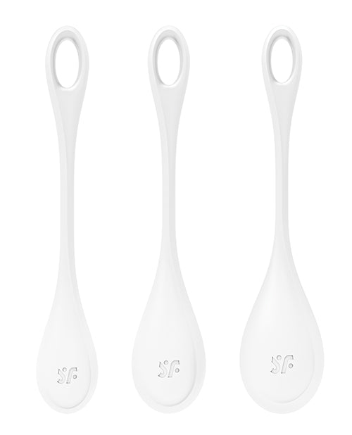 Satisfyer Yoni Power 1 Balls Training Set - White - LUST Depot