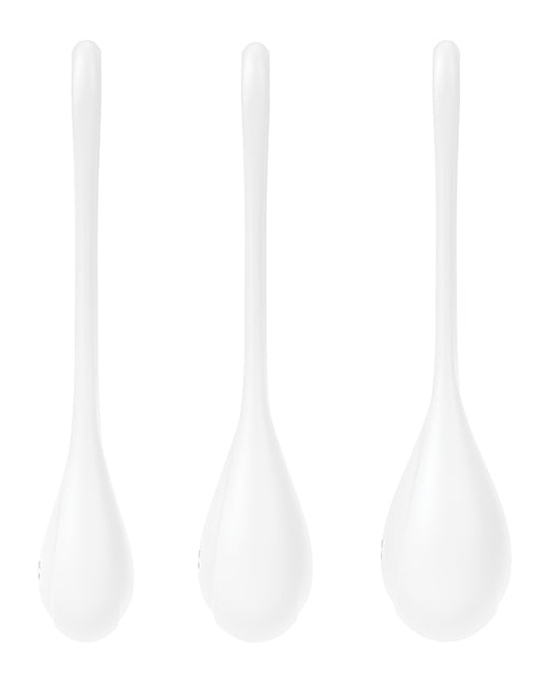 Satisfyer Yoni Power 1 Balls Training Set - White - LUST Depot