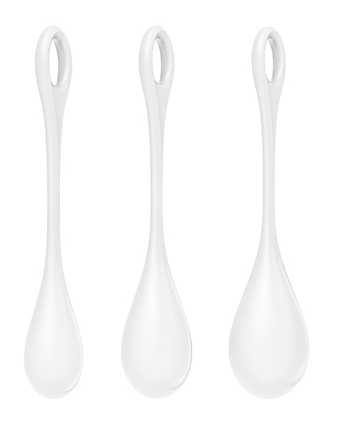 Satisfyer Yoni Power 1 Balls Training Set - White - LUST Depot