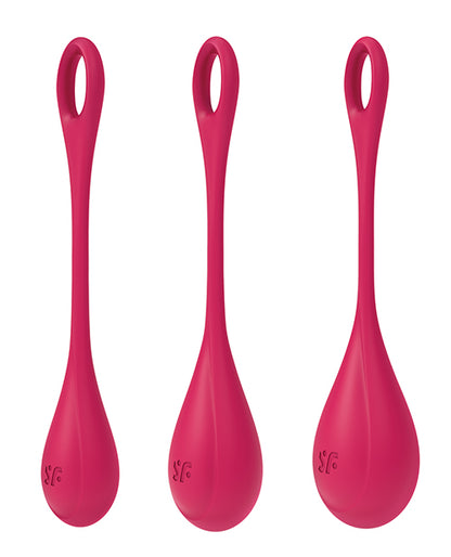 Satisfyer Yoni Power 1 Balls Training Set - Red - LUST Depot