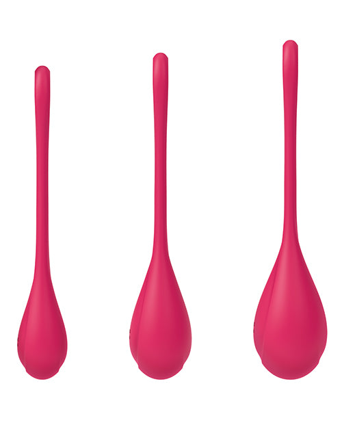 Satisfyer Yoni Power 1 Balls Training Set - Red - LUST Depot