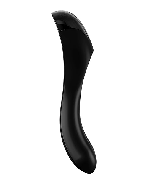 Satisfyer Candy Cane Finger Vibrator - Black - LUST Depot