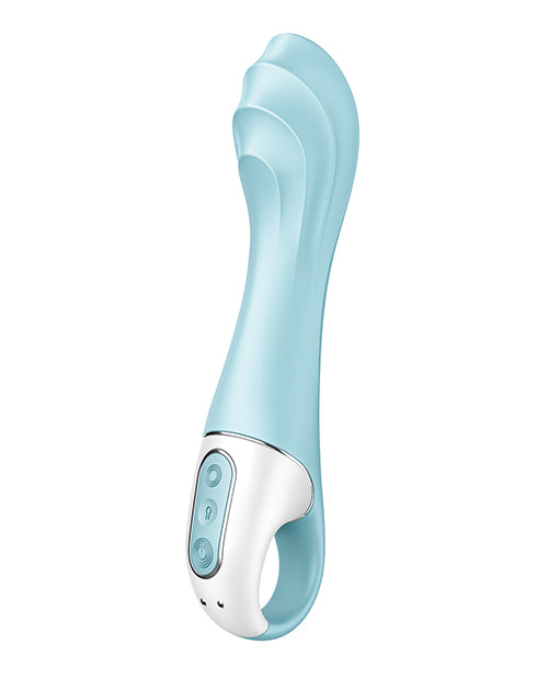 Satisfyer Air Pump Vibrator 5+ - Blue - LUST Depot