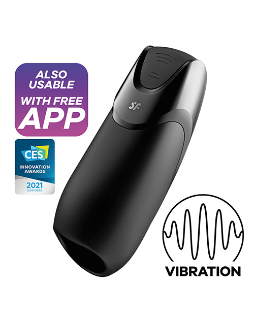 Satisfyer Men Vibration + - Black - LUST Depot