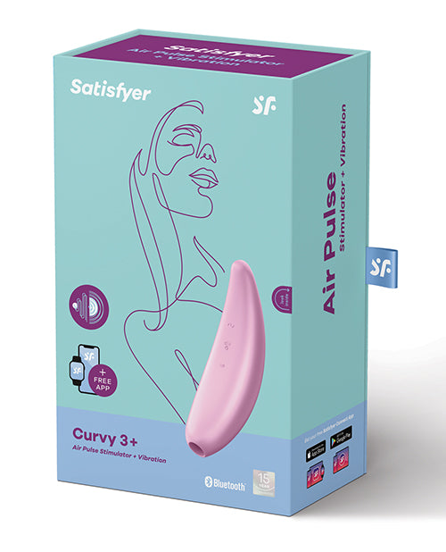 Satisfyer Curvy 3+ - Pink - LUST Depot