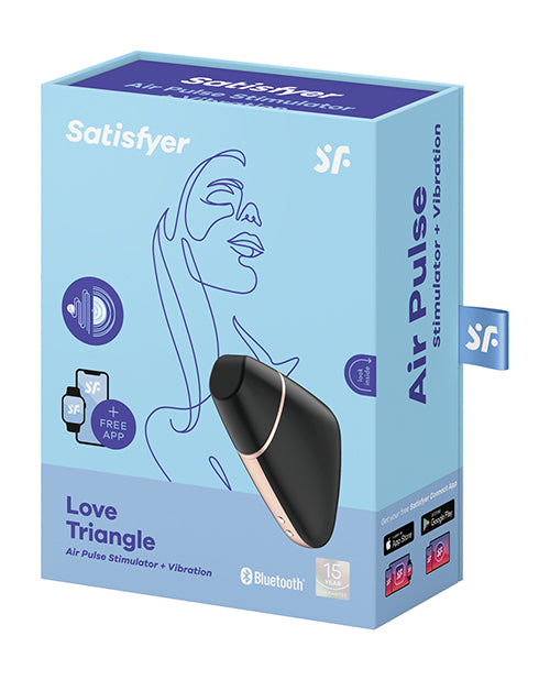 Satisfyer Love Triangle W-app - Black - LUST Depot