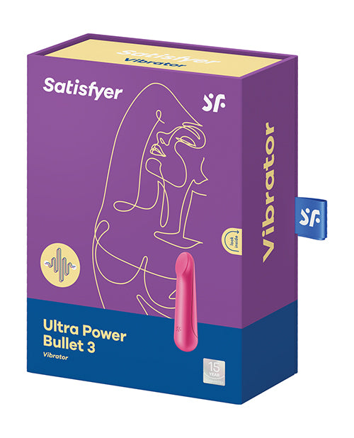 Satisfyer Ultra Power Bullet 3 - Red - LUST Depot