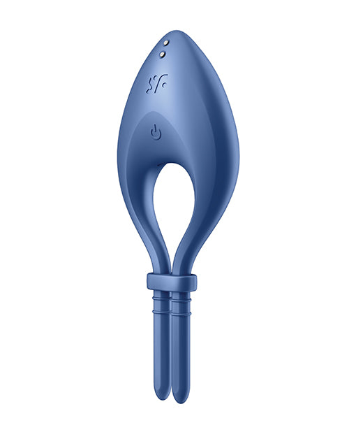 Satisfyer Bullseye Ring Vibrator - Blue - LUST Depot