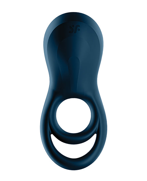 Satisfyer Epic Duo Ring Vibrator - Dark Blue - LUST Depot