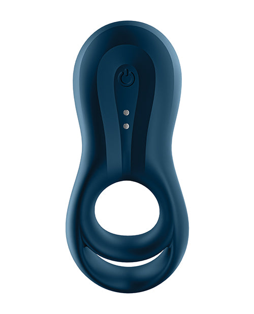 Satisfyer Epic Duo Ring Vibrator - Dark Blue - LUST Depot