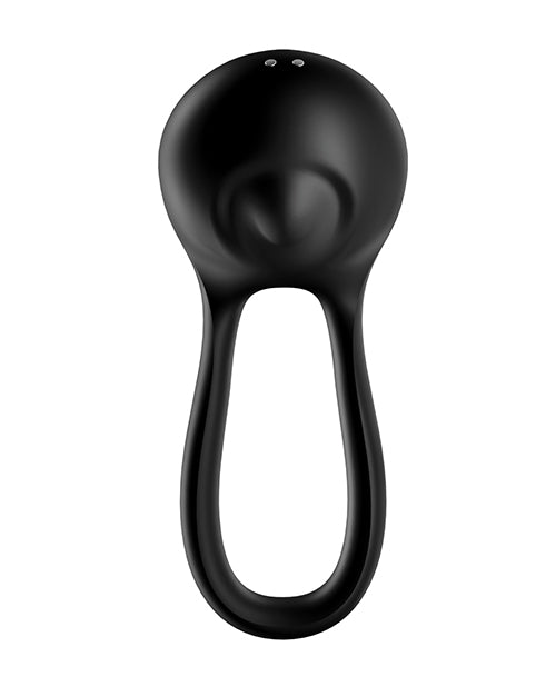 Satisfyer Majestic Duo Ring Vibrator - Black - LUST Depot