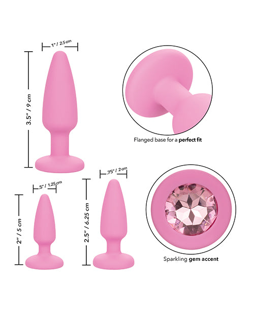 First Time Crystal Booty Kit - Pink - LUST Depot