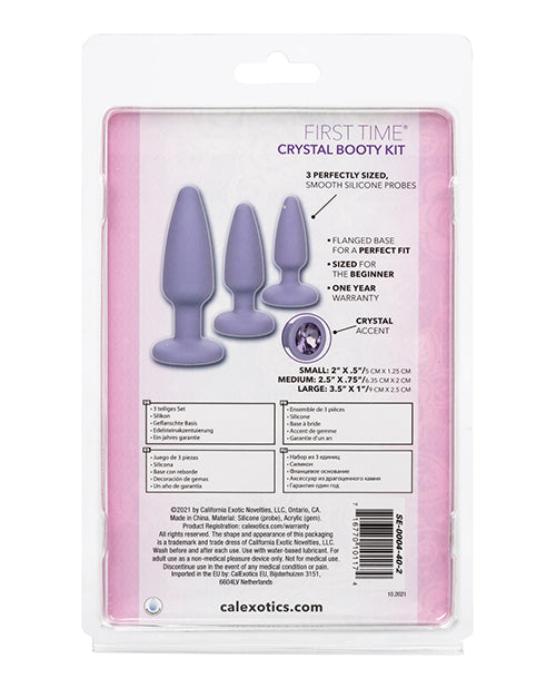 First Time Crystal Booty Kit - Purple - LUST Depot