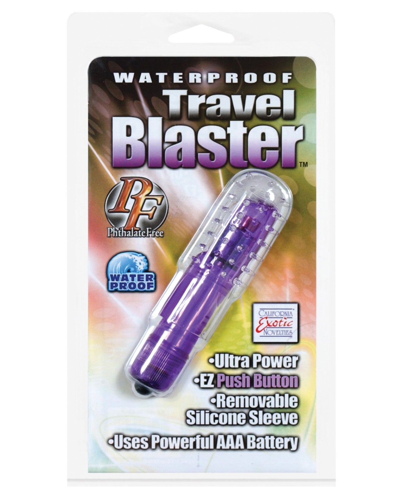 Travel Blaster W-silicone Sleeve Waterproof - Purple - LUST Depot