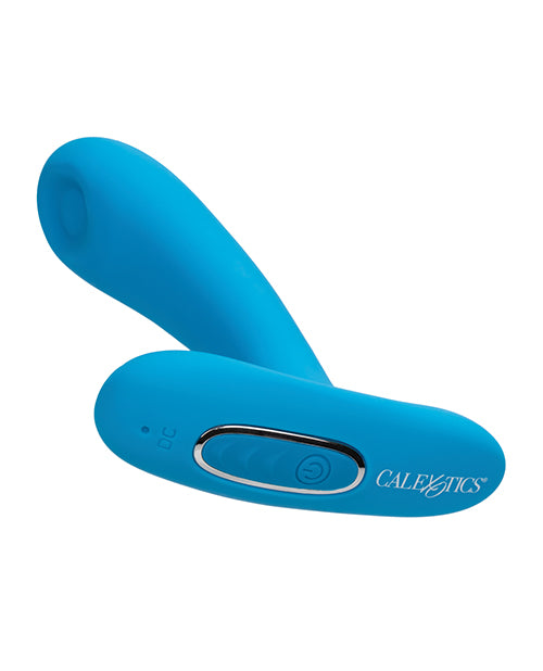 Silicone Pulsing Pleaser W-remote - Blue - LUST Depot