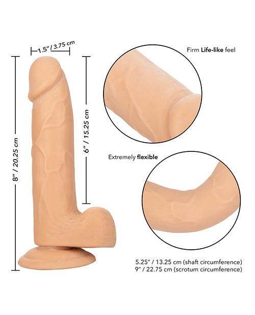 Size Queen 6" Dildo - Ivory - LUST Depot