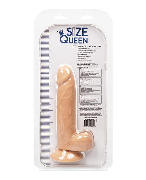 Size Queen 6" Dildo - Ivory - LUST Depot