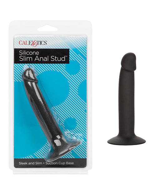 Silicone Slim Anal Stud - Black - LUST Depot