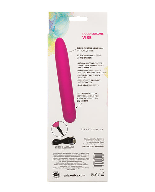 Bliss Liquid Silicone Vibe - Pink - LUST Depot