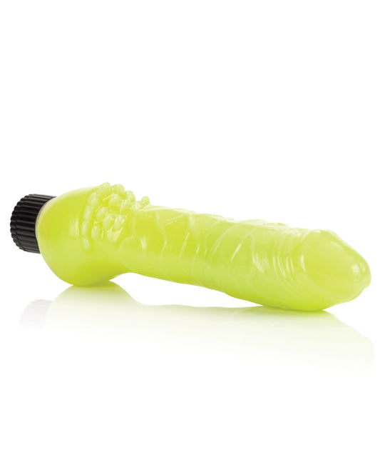 Glow-in-the-dark 7" Jelly Penis Vibe - Green - LUST Depot