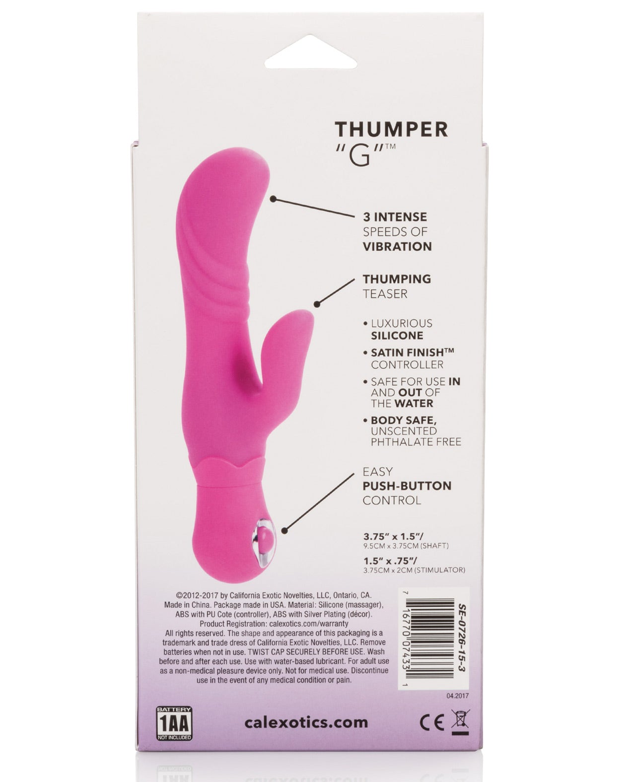 Posh Silicone Thumper G - Pink - LUST Depot