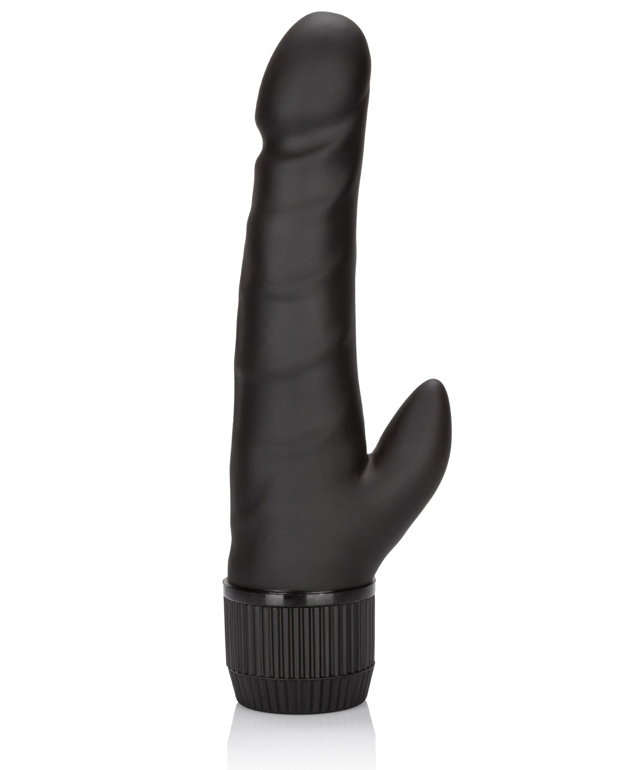 Futurotic Black Velvet 5" Dong W-clit Stimulator - LUST Depot