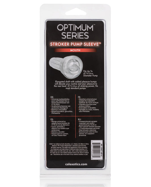 Optimum Series Stroker Pump Sleeve - Mouth - LUST Depot