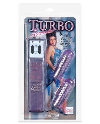 Pocket Exotics Turbo 8 Accelerator Double Bullets - Purple