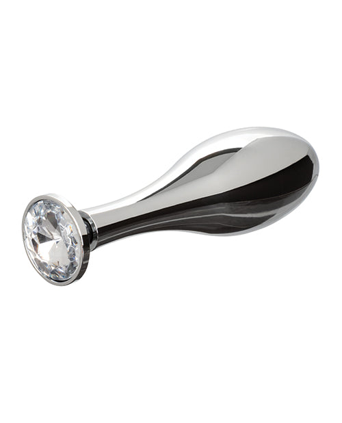 Star Fucker Teardrop Gem Plug W-silicone Enhancer - Black - LUST Depot