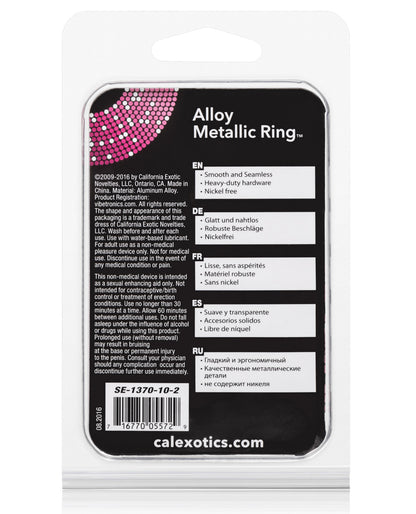 Alloy Metallic Ring - Medium - LUST Depot