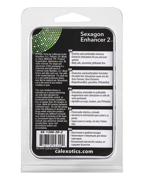 Sexagon Enhancer 2 - Clear - LUST Depot