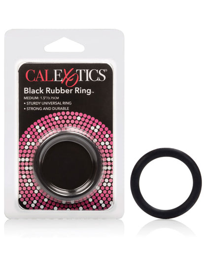 Black Rubber Ring - Medium - LUST Depot