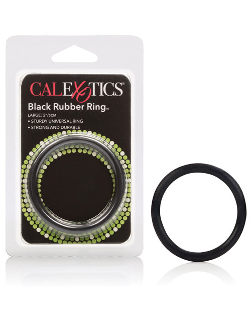 Black Rubber Ring - Large - LUST Depot