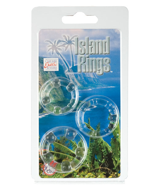 Silicone Island Rings - Clear - LUST Depot