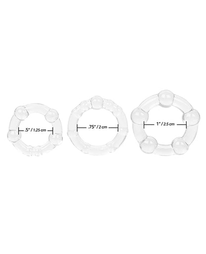 Silicone Island Rings - Clear - LUST Depot