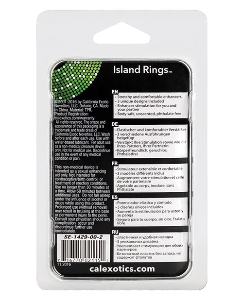 Silicone Island Rings - Clear - LUST Depot