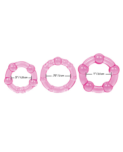 Silicone Island Rings - Pink - LUST Depot