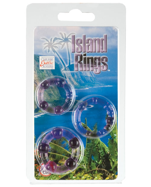 Silicone Island Rings - Purple - LUST Depot