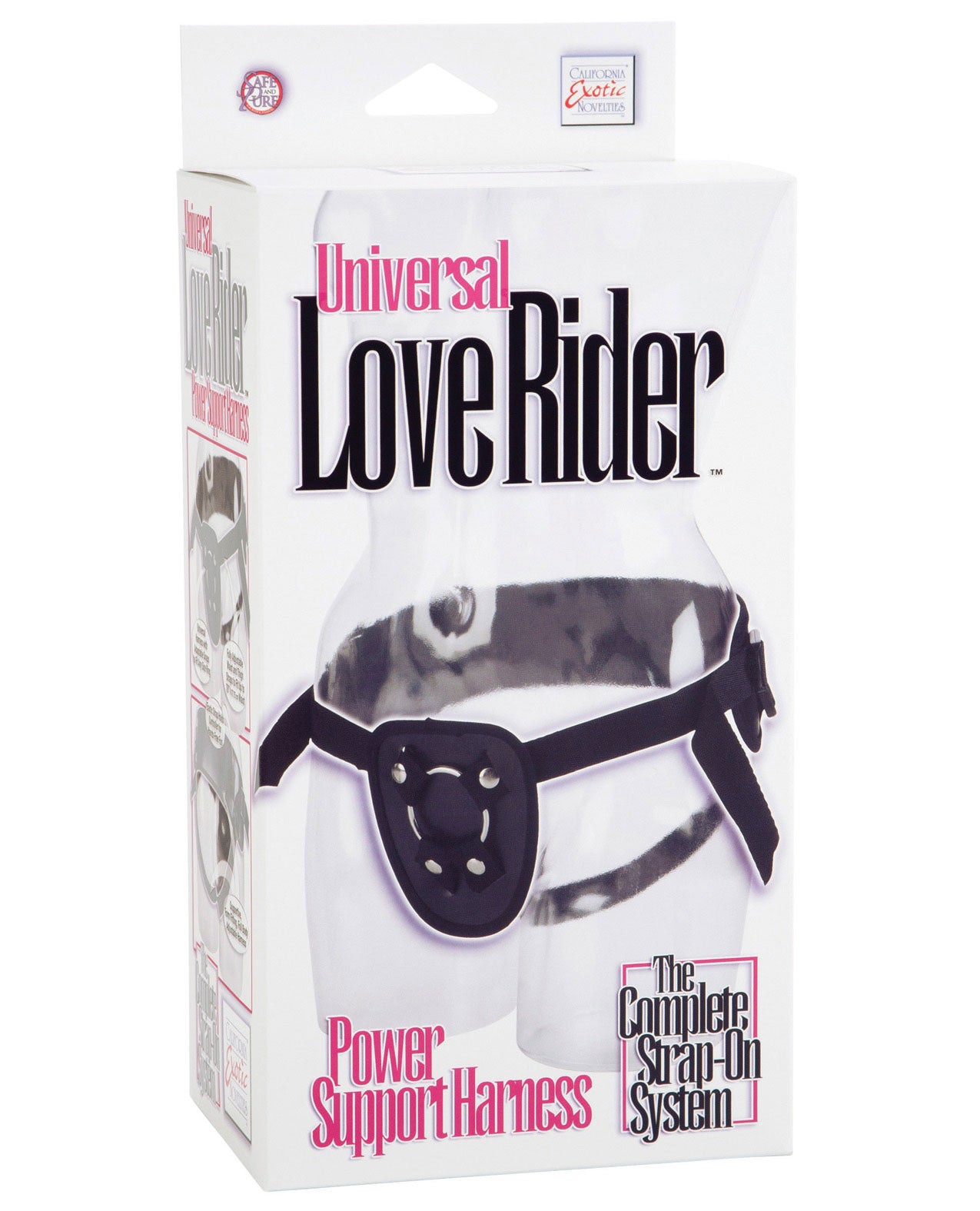 Love Rider Universal Power Support Harness - Black - LUST Depot