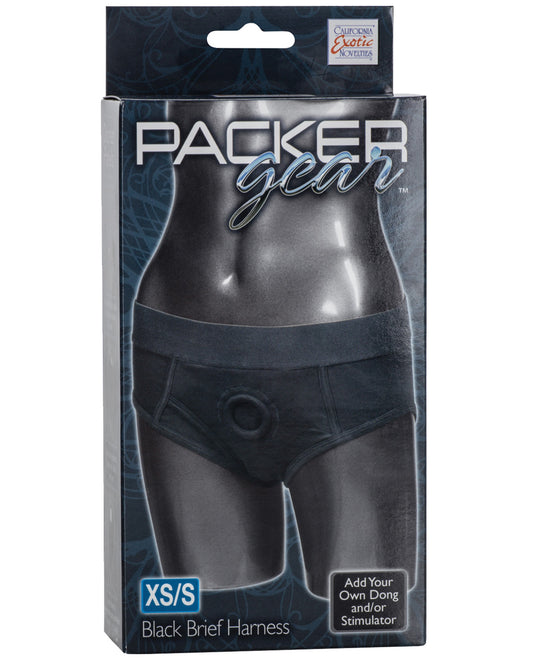 Packer Gear Brief Harness Xs-s - Black - LUST Depot