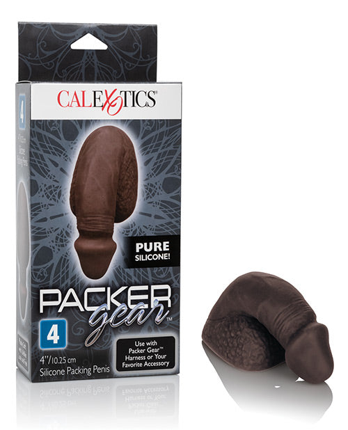 Packer Gear 4" Silicone Packing Penis - Black - LUST Depot