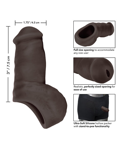 Packer Gear Ultra-soft Silicone Stp - Black - LUST Depot