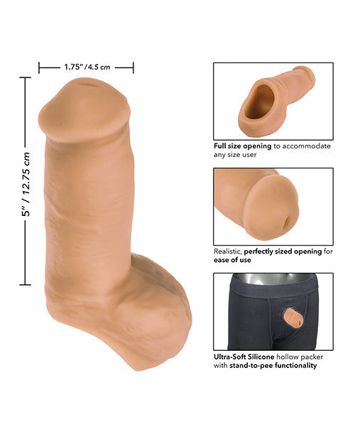 Packer Gear 5" Ultra Soft Silicone Stp - Tan - LUST Depot