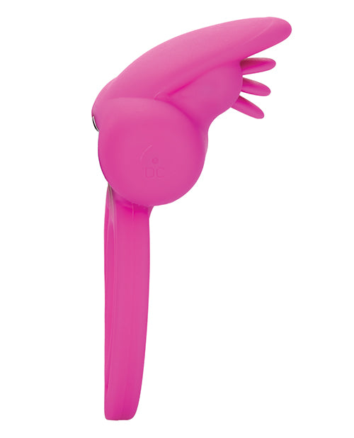 Silicone Rechargeable Dual Clit Flicker Enhancer - Pink - LUST Depot