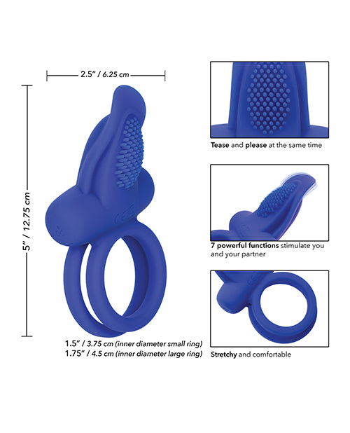 Couples Enhancers Silicone Rechargeable Dual Pleaser Enhancer - LUST Depot