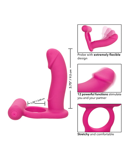 Silicone Rechargeable Double Diver - Pink - LUST Depot